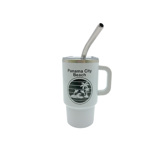 SG3002 PANAMA CITY BEACH MINI METAL MUG SHOT GLASS