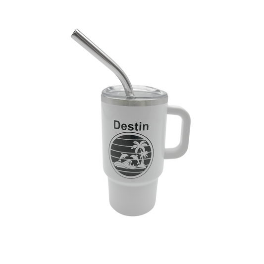SG3001 DESTIN MINI METAL MUG SHOT GLASS