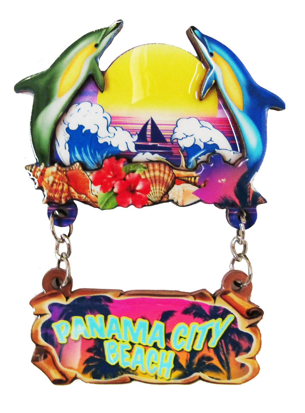 3DM1118B PANAMA CITY BEACH HANGING MOON