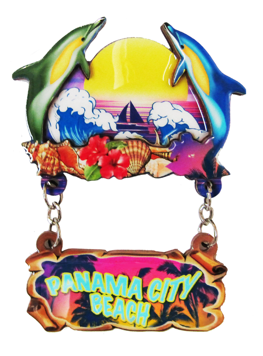 3DM1118B PANAMA CITY BEACH HANGING MOON