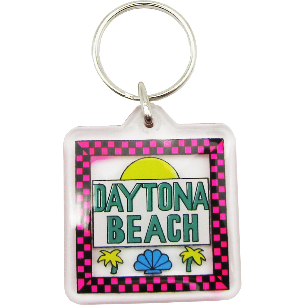 AK0100 DAYTONA BEACH CHECKERED NEON