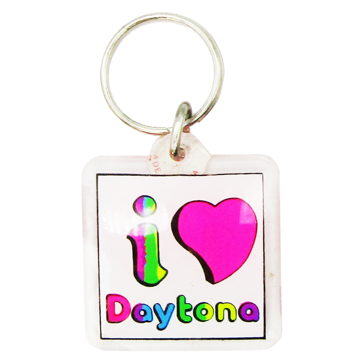 AK0101 I LOVE DAYTONA ACRYLIC KEYCHAIN