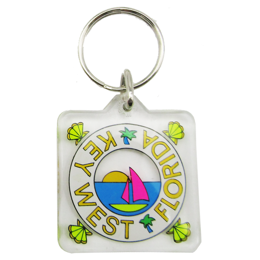 AK0112 KEY WEST SAILBOAT SUN SHELLS