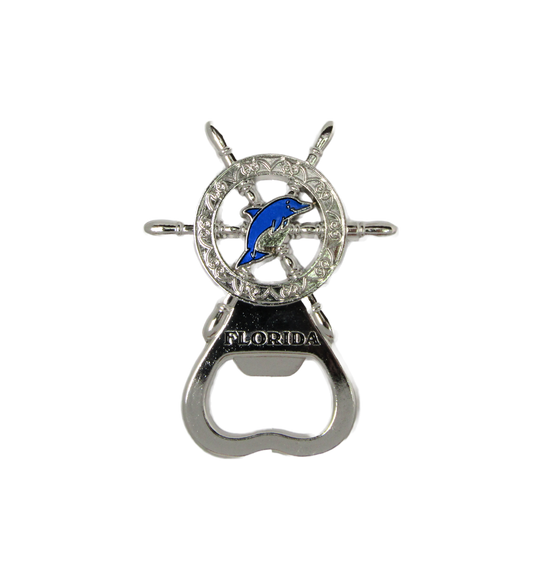 BM1107 FLORIDA SHIPWHEEL BOTTLE OPENER