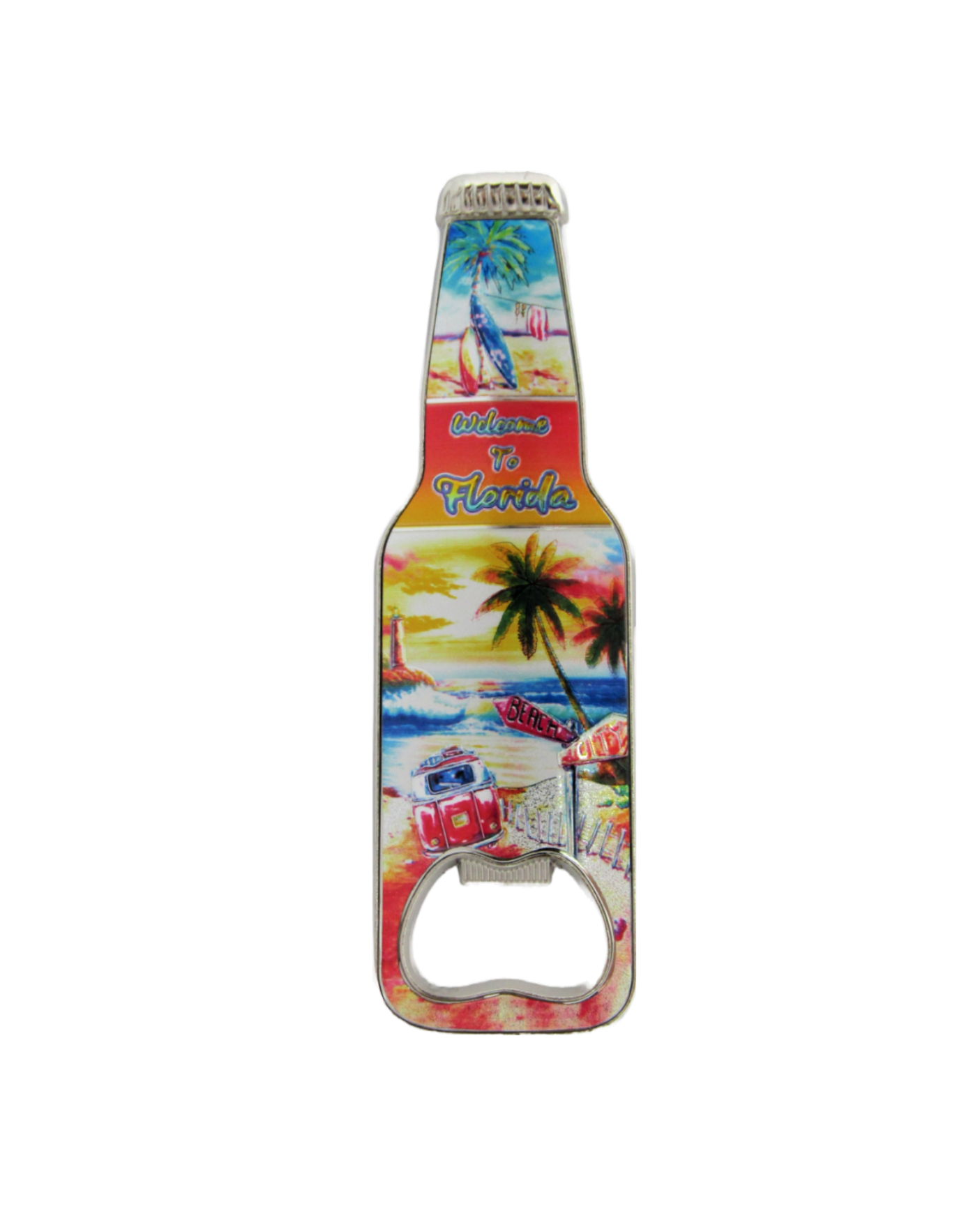 BM1108 FLORIDA BEACH SUNSET BOTTLE OPENER