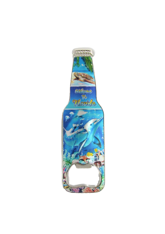 BM1110 FLORIDA DOLPHIN BOTTLE OPENER