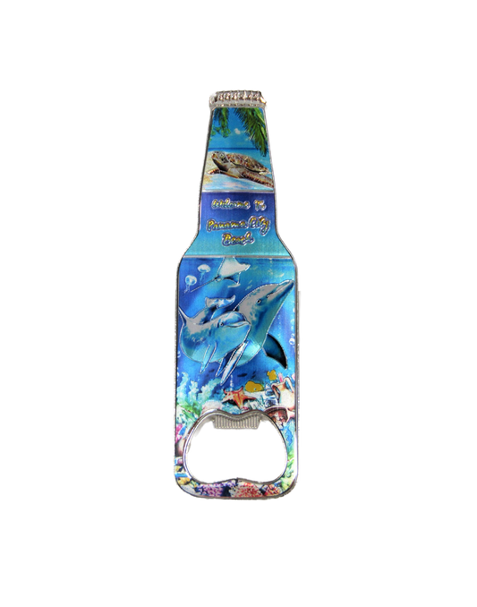 BM1406 PANAMA CITY BEACH DOLPHIN BOTTLE OPENER