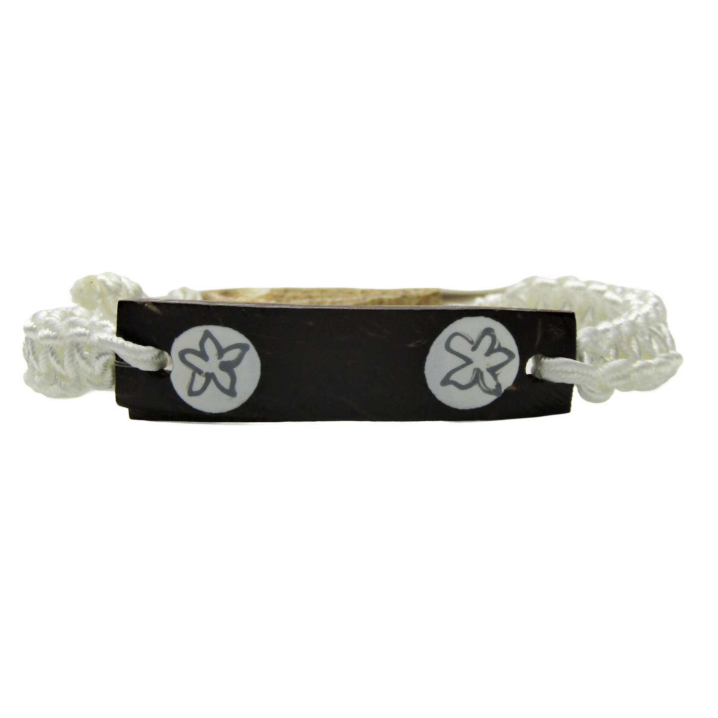 BR0103 BRACELET PAD WHITE MACRAME