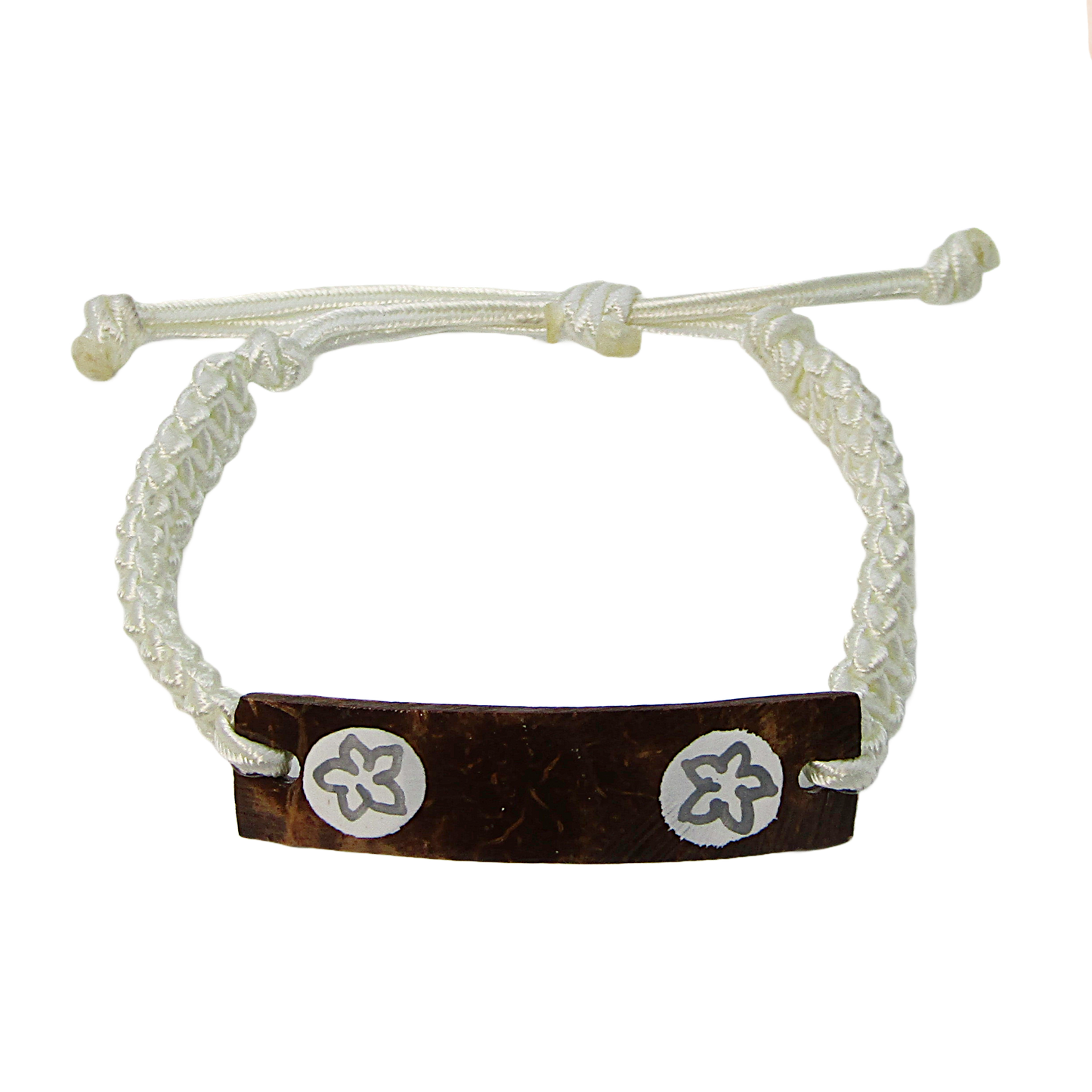 BR0103 BRACELET PAD WHITE MACRAME
