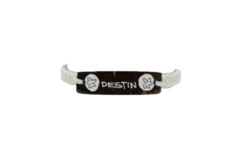 BR0203 BRACELET DESTIN WHITE MACRAME