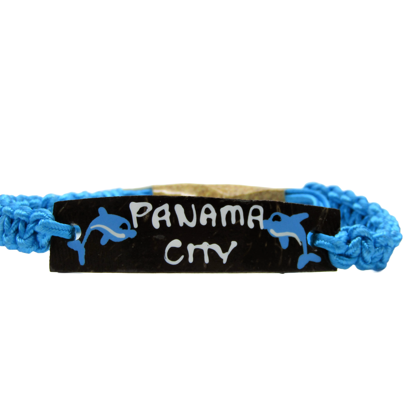 BR0302 BRACELET PCB BLUE MACRAME