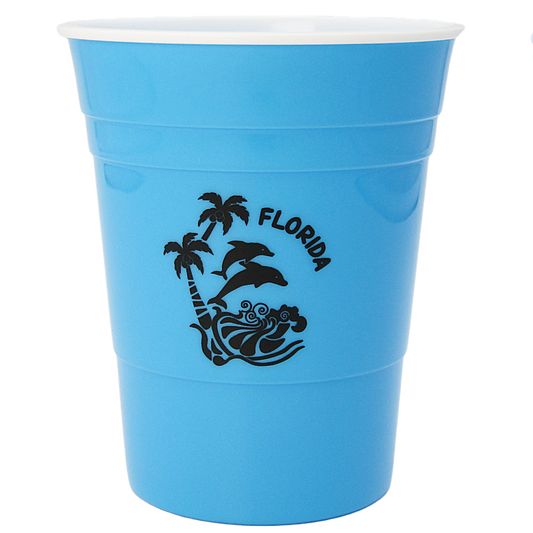 DC0002 PARTY CUP BLUE DOLPHINS