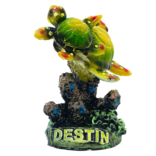 FIG3501A DESTIN TURTLE FIGURINE 3.5"