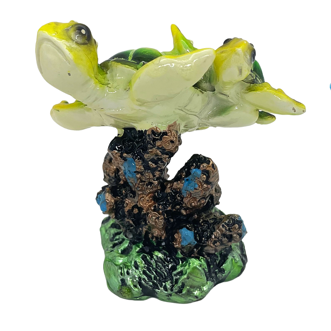 FIG3501B PANAMA CITY BEACH TURTLE FIGURINE 3.5"