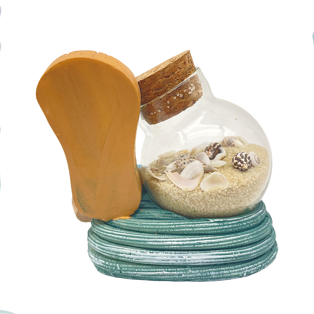 FIG5006 PANAMA CITY BEACH SAND FIGURINE