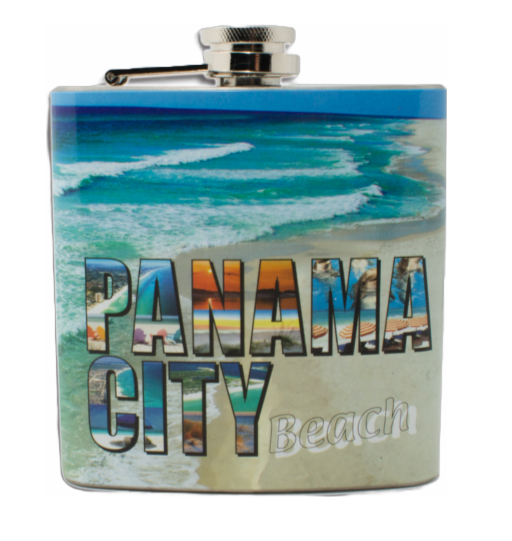 HF3509 HIP FLASK PANAMA CITY BEACH BEACH