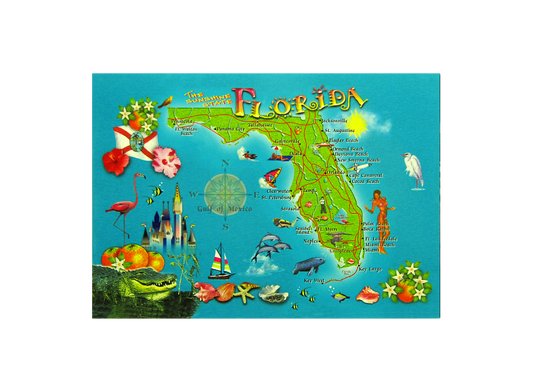 LP0079 FLORIDA MAP