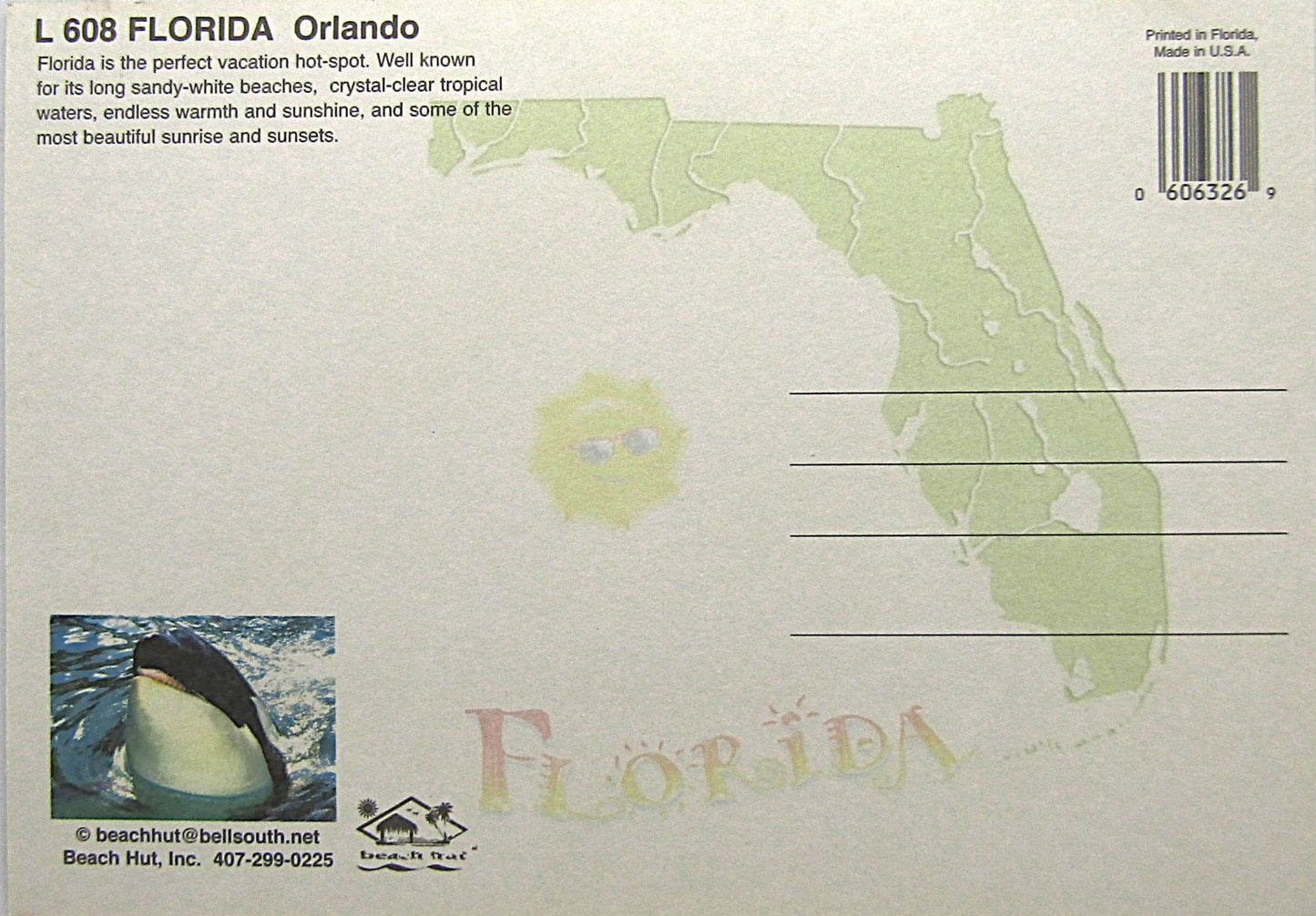 LP0608 ORLANDO KILLER WHALE