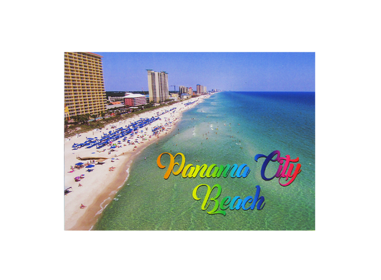 LP0925 PANAMA CITY BEACH BEACHLINE WITH HOTELS