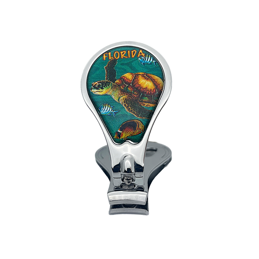 MK1122 FLA METAL KEYCHAIN NAIL CUTTER TURTLE