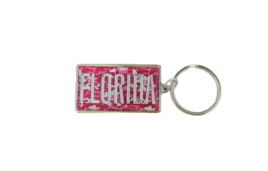 MK1153 FLORIDA PINK CAMO KEYCHAIN