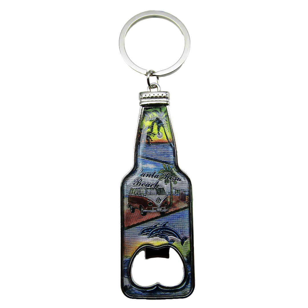 MK1159 SANTA ROSA BEACH VAN/DOLPHIN BOTTLE OPENER