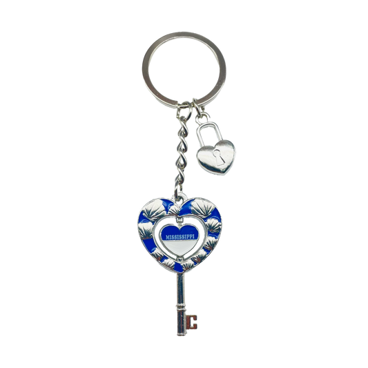 MK1164 MISSISSIPPI KEY KEYCHAIN