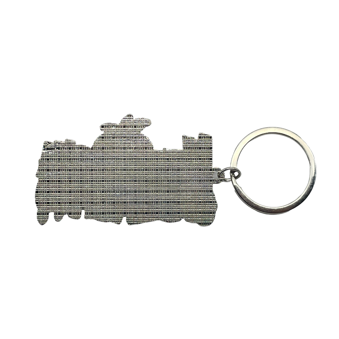MK1170 NEW SYMRNA BEACH METAL KEYCHAIN