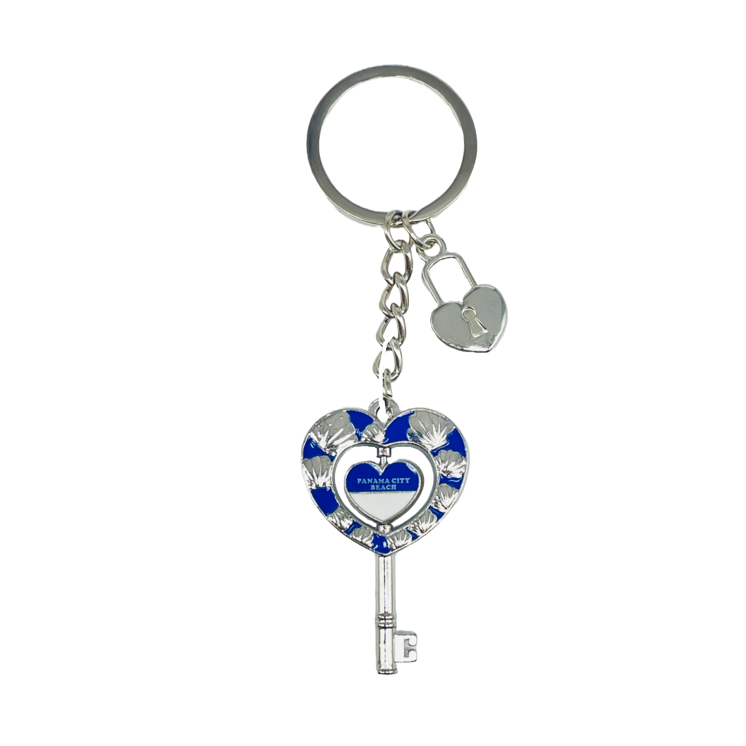 MK1427 PANANMA CITY BEACH KEY KEYCHAIN