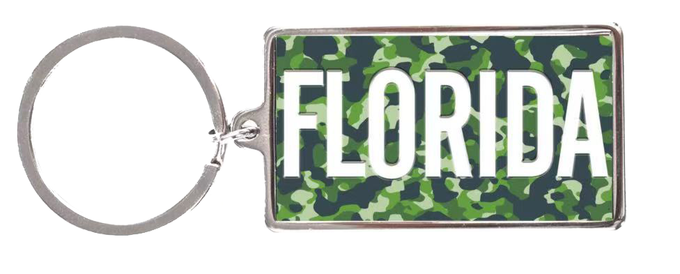MK1155 FLORIDA GREEN CAMO KEYCHAIN