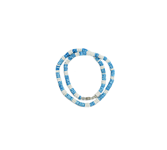 NK0019 NECKLACE MULTI BLUE