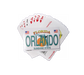 PC0034 ORLANDO PLATE PLAYING CARDS