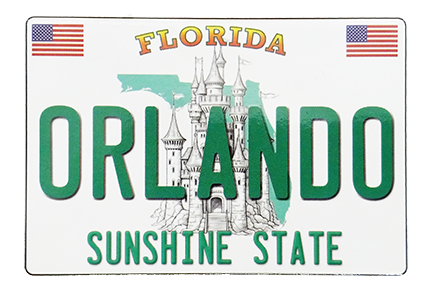PM0008A ORLANDO LICENSE PLATE