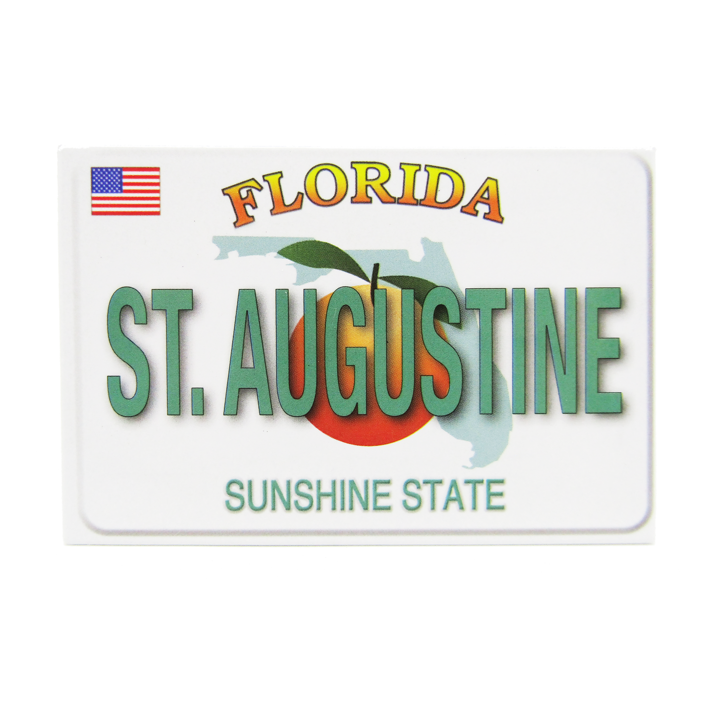 PM0008B ST. AUGUSTINE LICENSE PLATE