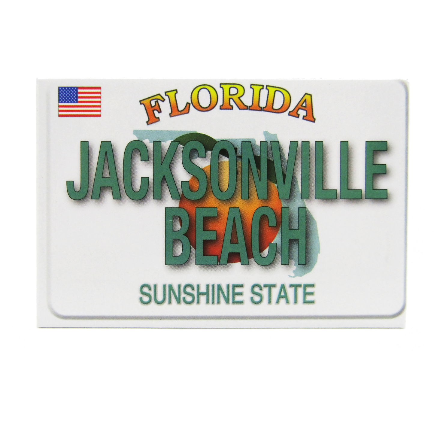 PM0008D JACKSONVILLE BEACH LICENSE PLATE