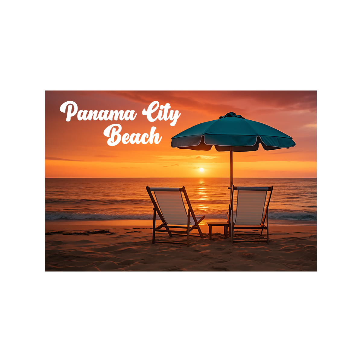 PM0536B PANAMA CITY BEACH BEACH SUNSET
