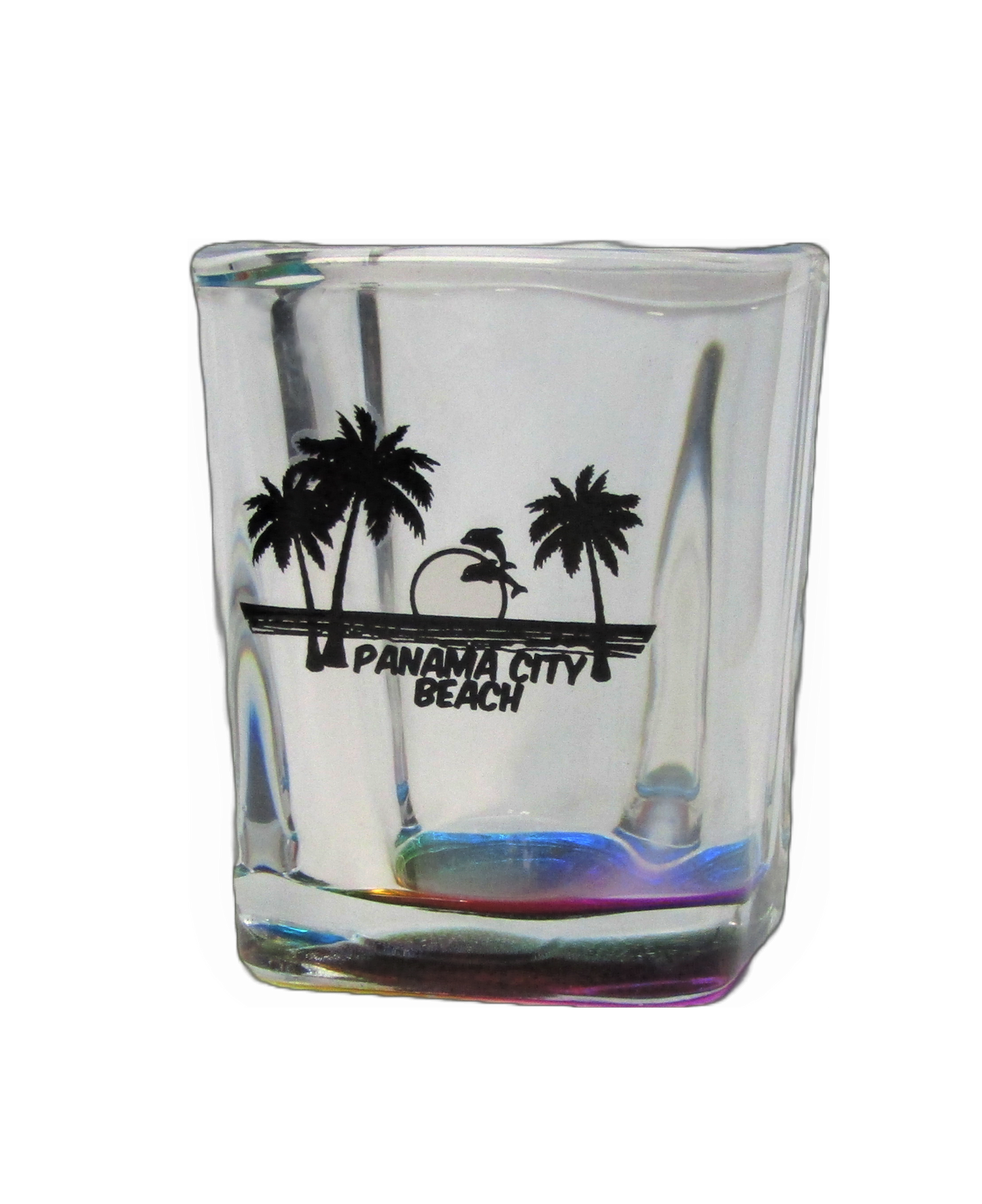 SG1304 PANAMA CITY BEACH SQUARE SHOT GLASS