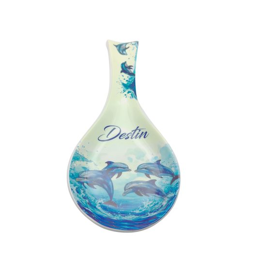 SR4011 DOLPHINS SPOON RESTS - DESTIN