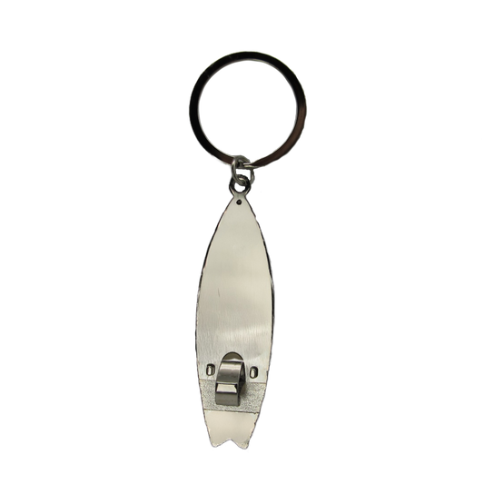 MK1161 SANTA ROSA BEACH METAL KEYCHAIN DOLPHIN