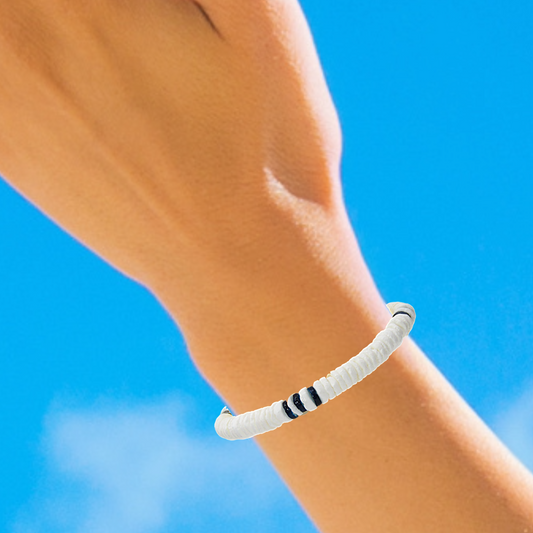 BR0002 BRACELET WHITE NAVY