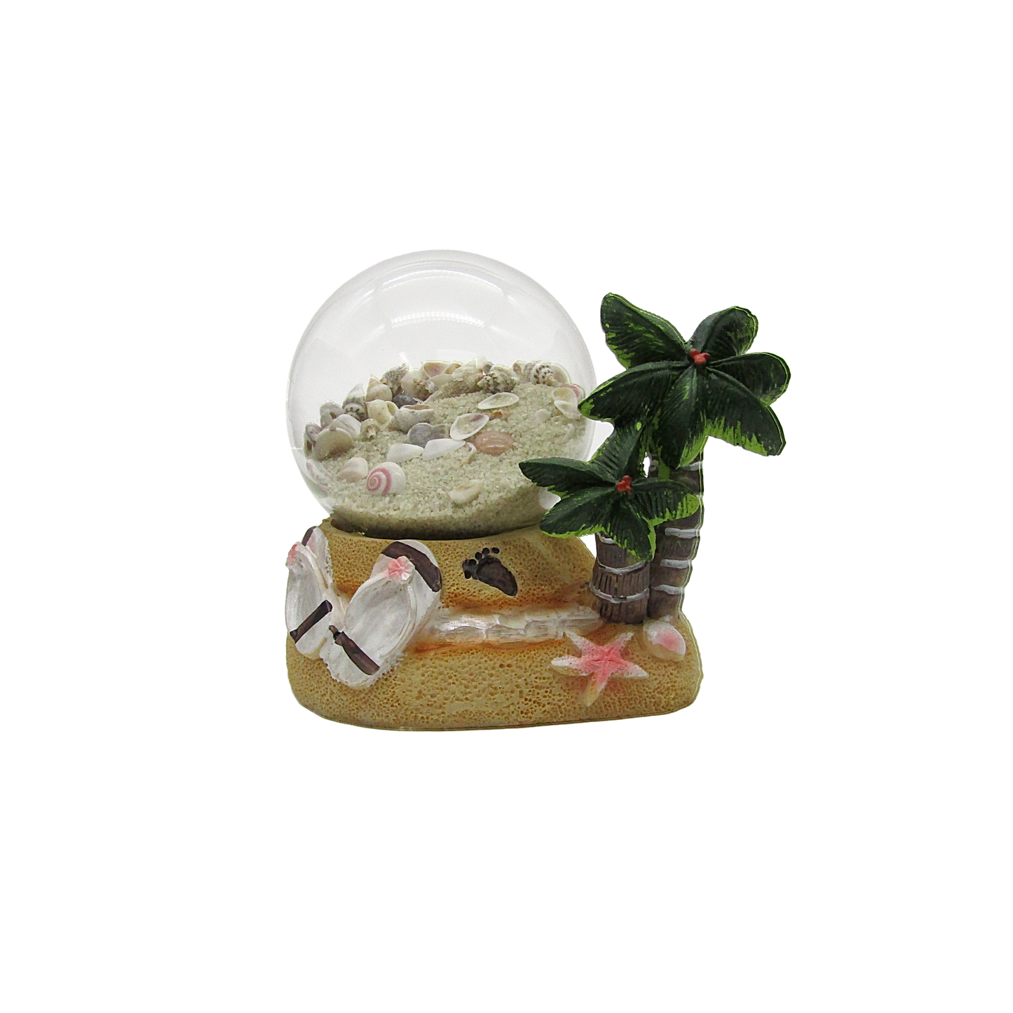GL4506 PAD SAND GLOBE PALM TREES AND SANDALS