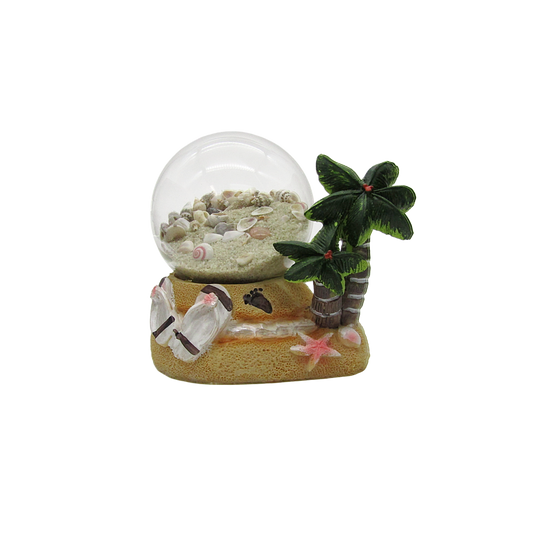 GL4506 PAD SAND GLOBE PALM TREES AND SANDALS