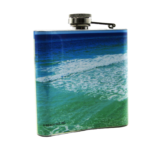 HF3507 HIP FLASK DESTIN LETTERS