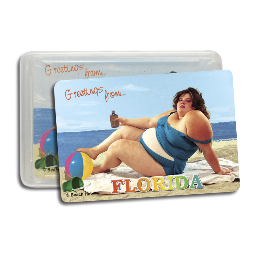 PC0012 PAD LARGE LADY PLAYING CARDS