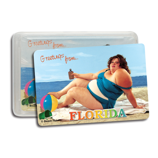 PC0012 PAD LARGE LADY PLAYING CARDS