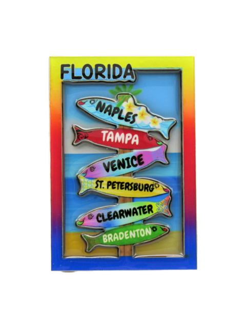 3DM1103W FLORIDA WEST FISH DESIGN