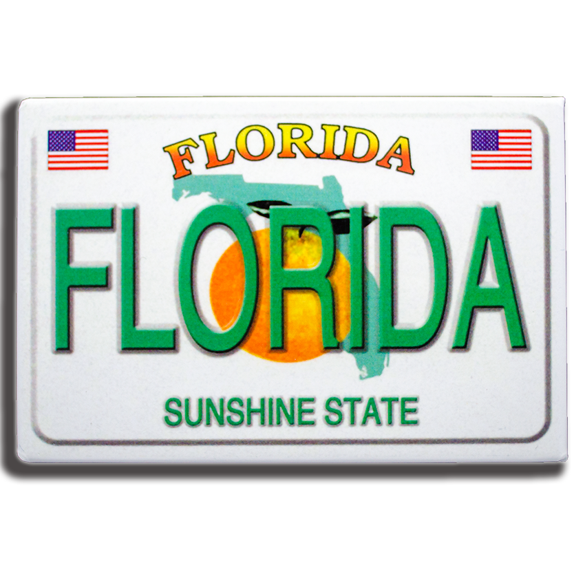 PM0008 FLORIDA LICENSE PLATE