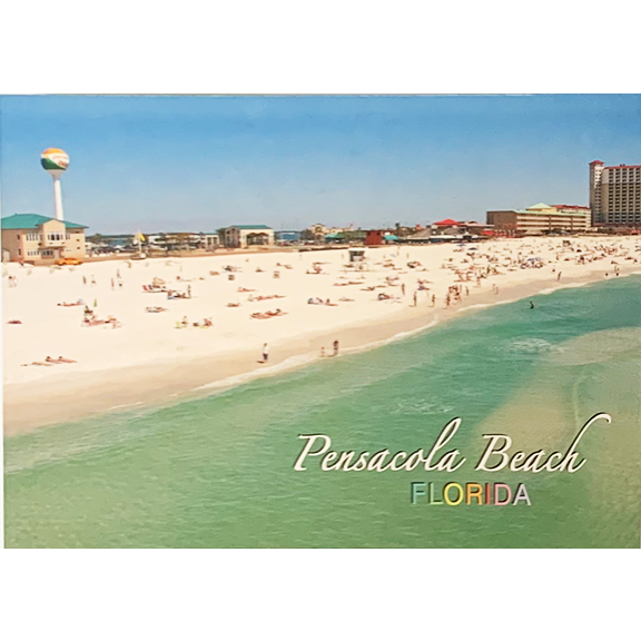 LP0910 PENSACOLA BEACH BEACH WITH TOWER