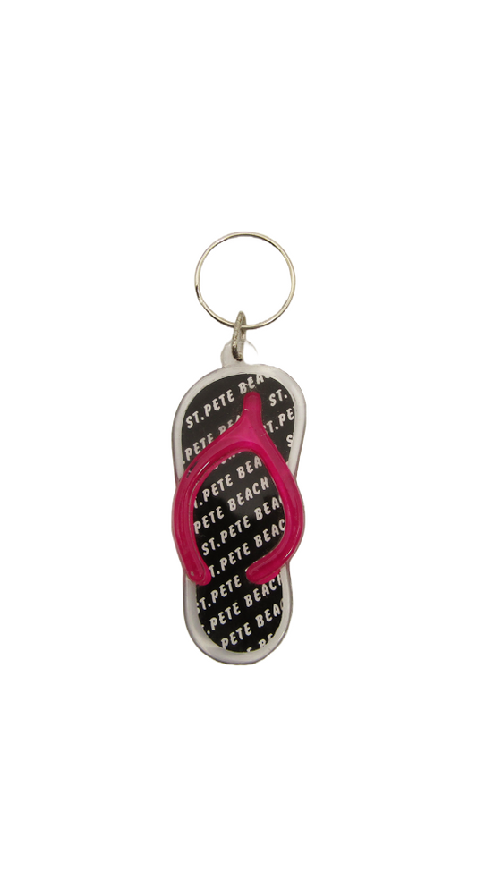 AK0083 ST. PETE BEACH SANDAL BLACK WHITE