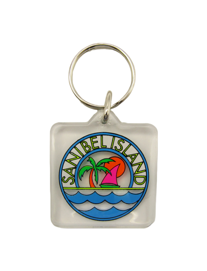 AK0096 SANIBEL ISLAND NEON SAILBOAT